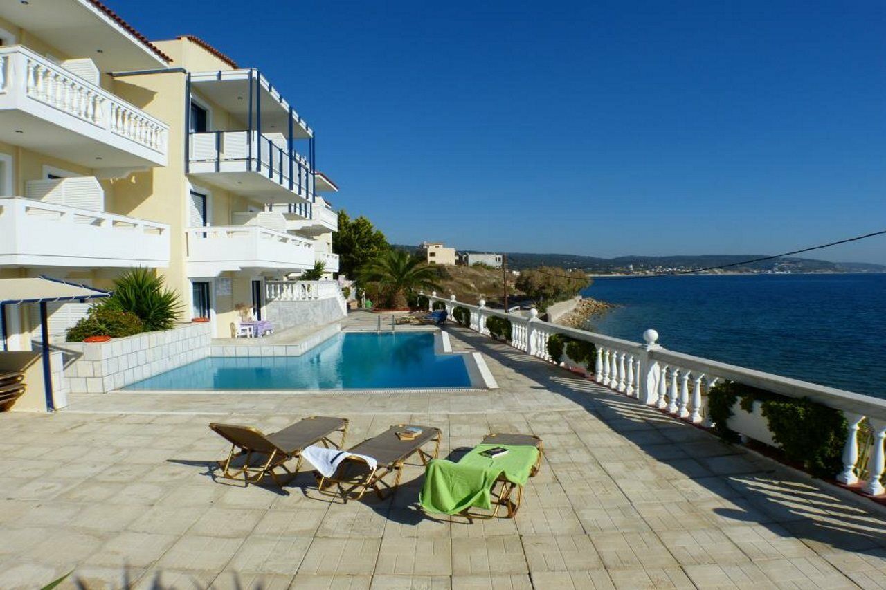 Ostria Seaside Studios And Apartments Katarráktis Extérieur photo