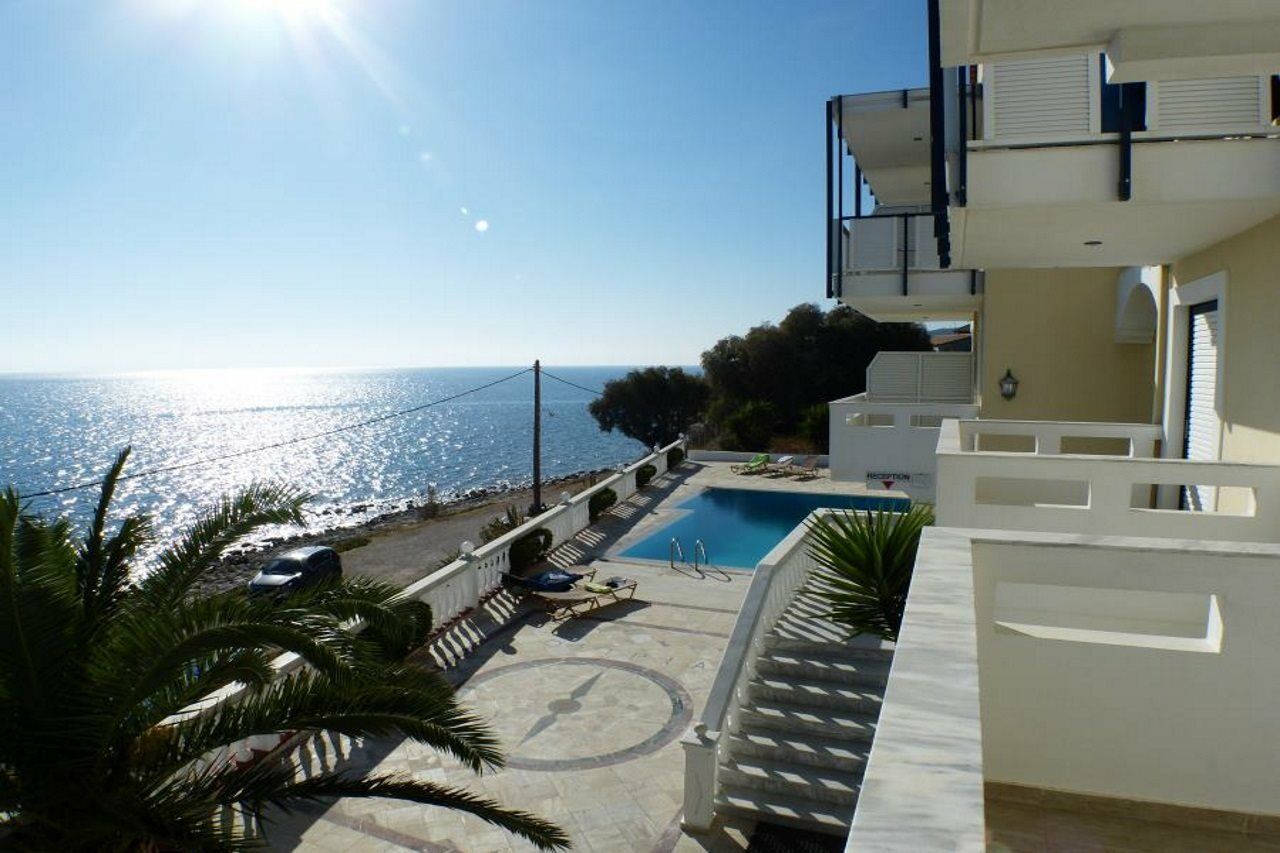 Ostria Seaside Studios And Apartments Katarráktis Extérieur photo